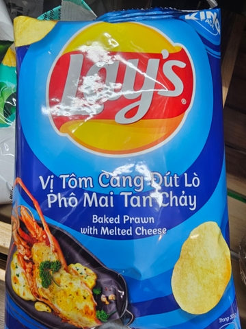 Bim bim Lay's vị tôm càng đút lò phô mai tan chảy - Gói 53g