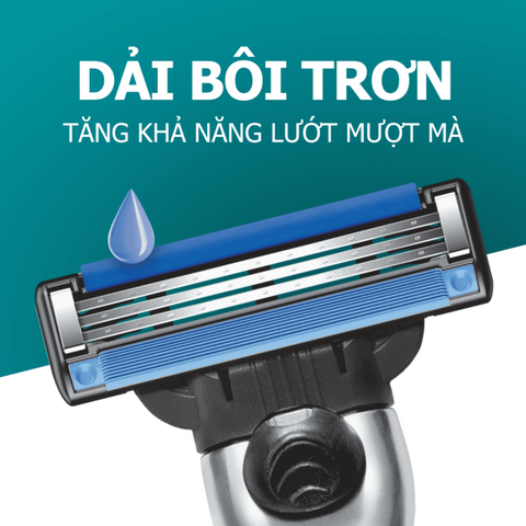 Lưỡi Dao Cạo Râu Gillette Mach 3 Fresh - Set 3 Lưỡi