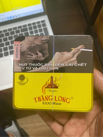 Thuốc lá Thăng Long Hộp sắt – Hàng Chính hãng – Vị truyền thống, giá tốt