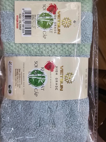 Khăn mặt sợi tre Lux SA