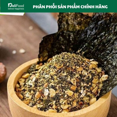 Muối lạc rong biển HAPI - Lọ thủy tinh 190g