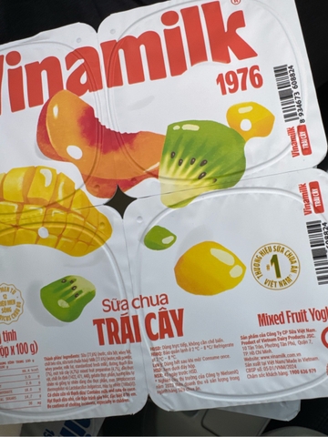 Sữa chua trái cây Vinamilk - Hộp 100g