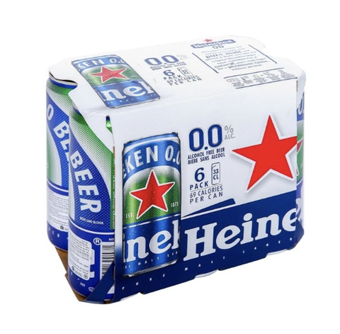 Bia Heineken không độ - 330ml - Thùng 24
