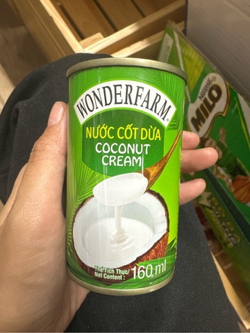 Nước cốt dừa Wonderfarm 160ml