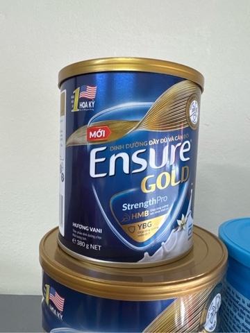 Sưã bột Ensure Gold StrengPro Hương Vani - hộp 380g