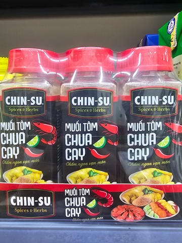 Muối tôm chua cay Chinsu - Lọ 120g