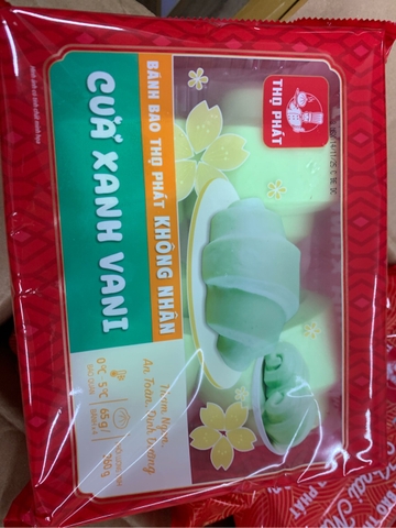 Bánh bao Thọ Phát không nhân cua xanh Vani - Hộp 260g