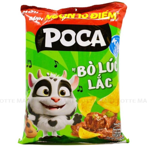 Bim bim Poca vị bò lúc lắc - Gói 60g