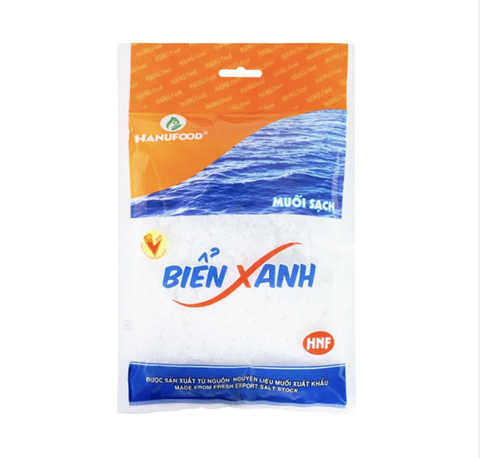 Muối sạch biển xanh Hanufood - 950g