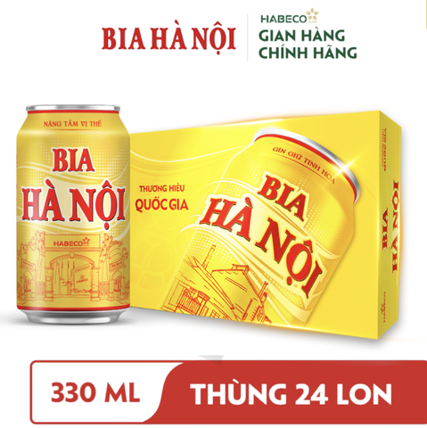 Bia Hà Nội 330ml - Thùng 24