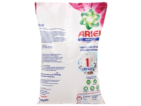 Bột Giặt Ariel Matic Hương Downy Đam Mê - Túi 5kg