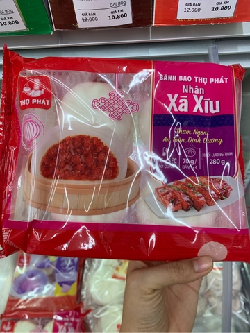 Bánh bao Thọ Phát nhân xá xíu - túi 280g