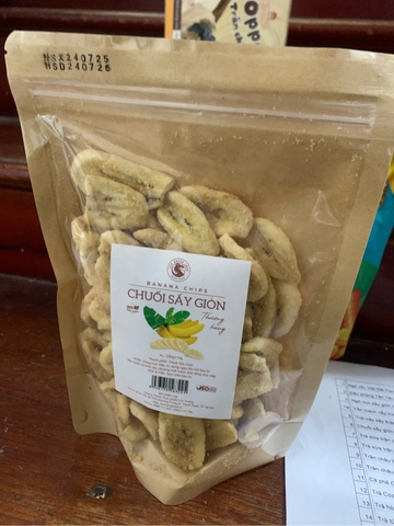 Chuối sấy giòn Thương Hạng - 250g