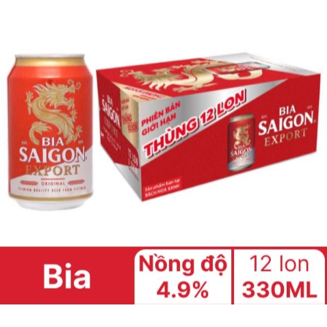 Bia SÀI GÒN Export Original
