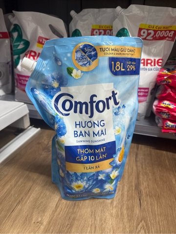 COMFORT nước xả Đậm Đặc 1 Lần Xả Hương Ban Mai - Túi 1,8L