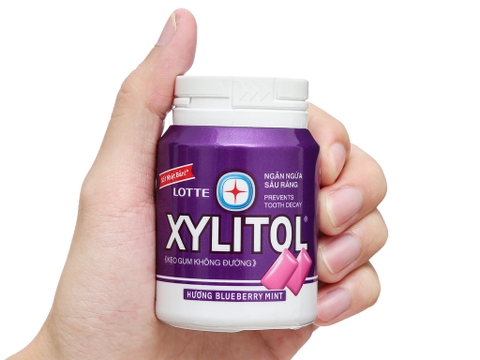Kẹo Gum Xylitol BlueBerry - Hũ 55,1g