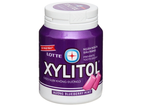 Kẹo Gum Xylitol BlueBerry - Hũ 55,1g