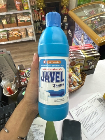 Nước Javel tẩy trắng quần áo hiệu quả - chai 500ml