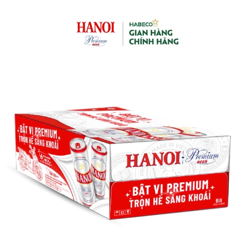 Bia HANOI Premium - Lon 330ml