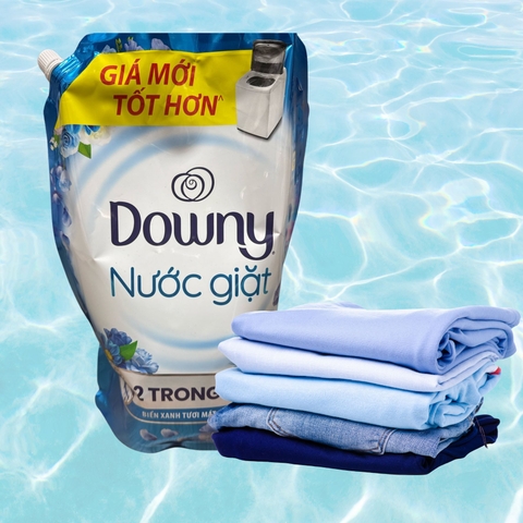 Downy Nước Giặt Biển Xanh Tươi Mát - 2,7kg