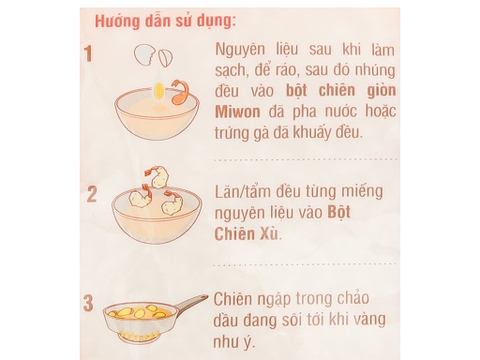 Bột chiên xù Miwon 100g