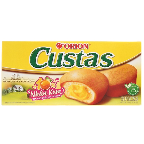 Bánh trứng Custas - Hộp 141g