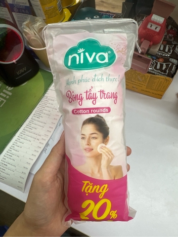 Bông tẩy trang Niva CT3 120 miếng