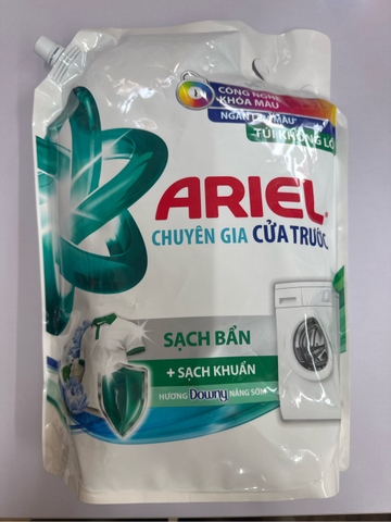 Nước Giặt Ariel Ngăn Lem Màu Cửa Trước Hương Nắng Sớm - Túi 3,8L