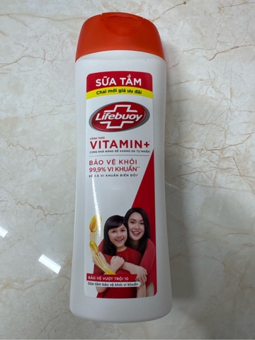 LIFEBUOY sữa tắm bảo vệ vượt trội - Chai 350g