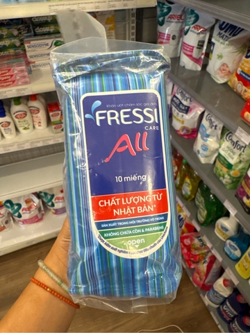 Khăn ướt Fressi All - túi 10 miếng