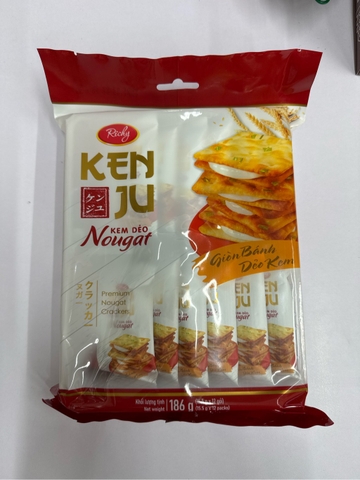 Bánh Kenju dẻo Richy - Túi 186g