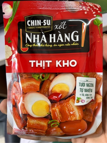 Xốt gia vị Chinsu Thịt kho - Gói 70g