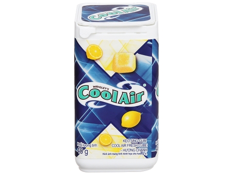 Kẹo sing-gum cool air fresh cube hương chanh - hộp 40g
