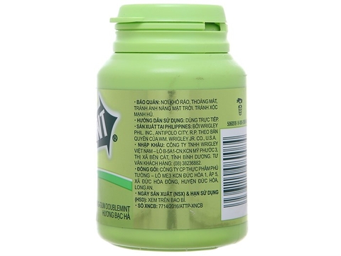 Kẹo sing-gum DoubleMint hương bạc hà hũ 58.4g