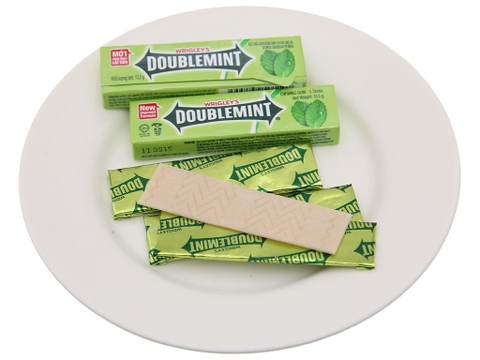 Kẹo sing-gum Doublemint hương bạc hà - thanh 13.5g