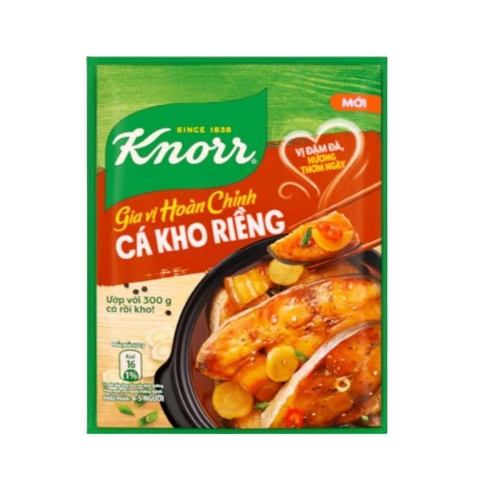 Gia vị cá kho riềng Knorr - Gói 28g