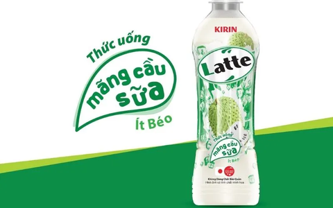 Thức uống Mãng Cầu sữa Latte - chai 440ml