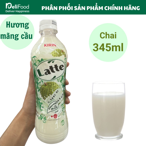 Thức uống Mãng Cầu sữa Latte - chai 440ml