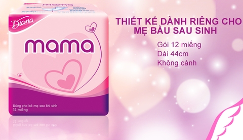 Băng vệ sinh Diana Mama - 12 miếng