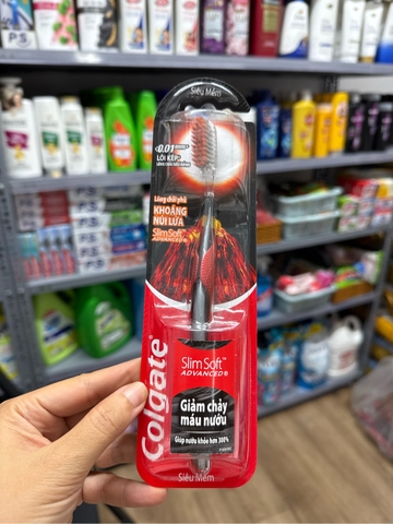 Bàn chải Colgate Slim Soft Siêu Mềm - đỏ
