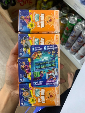 Sữa Kun trái cây hương cam - hộp 110ml