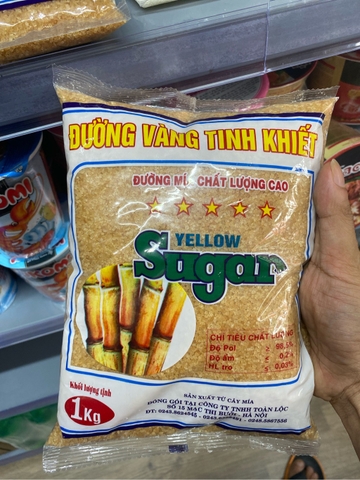 Đường Vàng Tinh Khiết Toàn Lộc - Túi 1kg