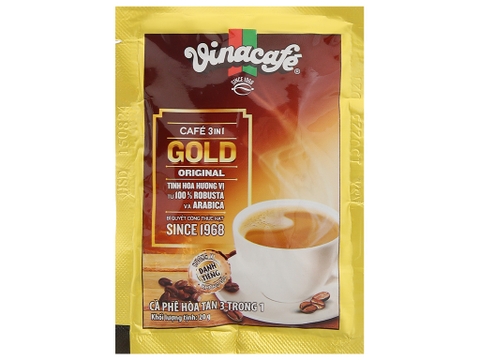 Cà phê hoà tan Vinacafé Gold Original - Bịch 24 gói 480g