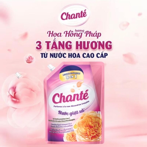 Nước giặt xả 8in1 Chante Alexandrine - Túi 3.05kg