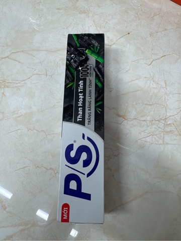 P/S Kem đánh răng TRẮNG RĂNG THAN HOẠT TÍNH & TRE - Hộp 180G