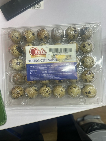 Trứng cút sạch O'lala - Khay 30 quả