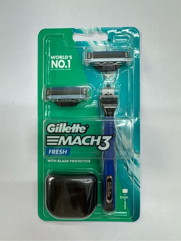Dao Cạo Râu Gillette Mach 3 Fresh - 2 Lưỡi thay thế