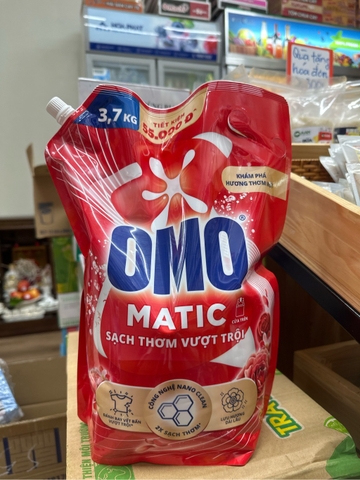OMO nước giặt Matic sạch thơm vượt trội - túi 3,7kg