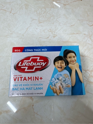 LIFEBUOY xà phòng bạc hà mát lạnh - Hộp 90g