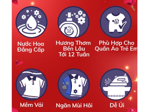 Downy Nước xả vải hương đam mê - gói 18ml